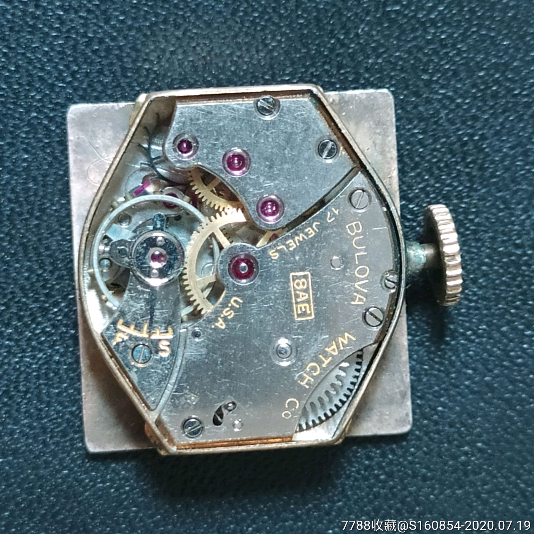 二手瑞士宝路华8ae手动机械拆机机芯
