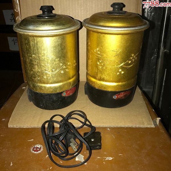 二手一对合售80年代武汉电热铝壶杯
