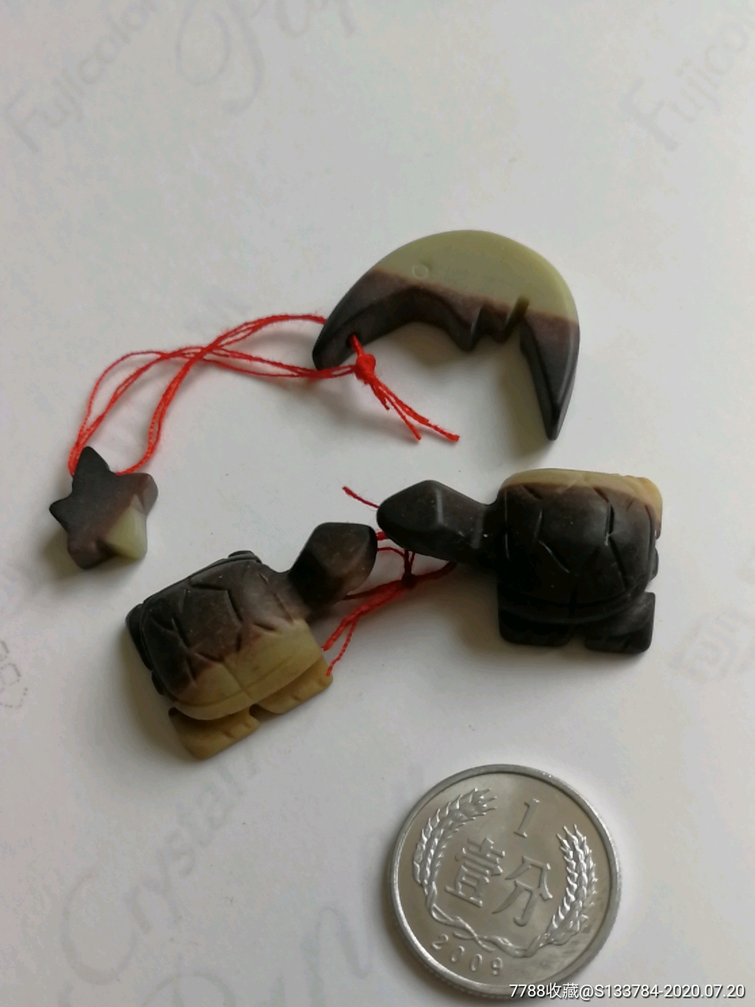 贺兰石情侣小挂件二对