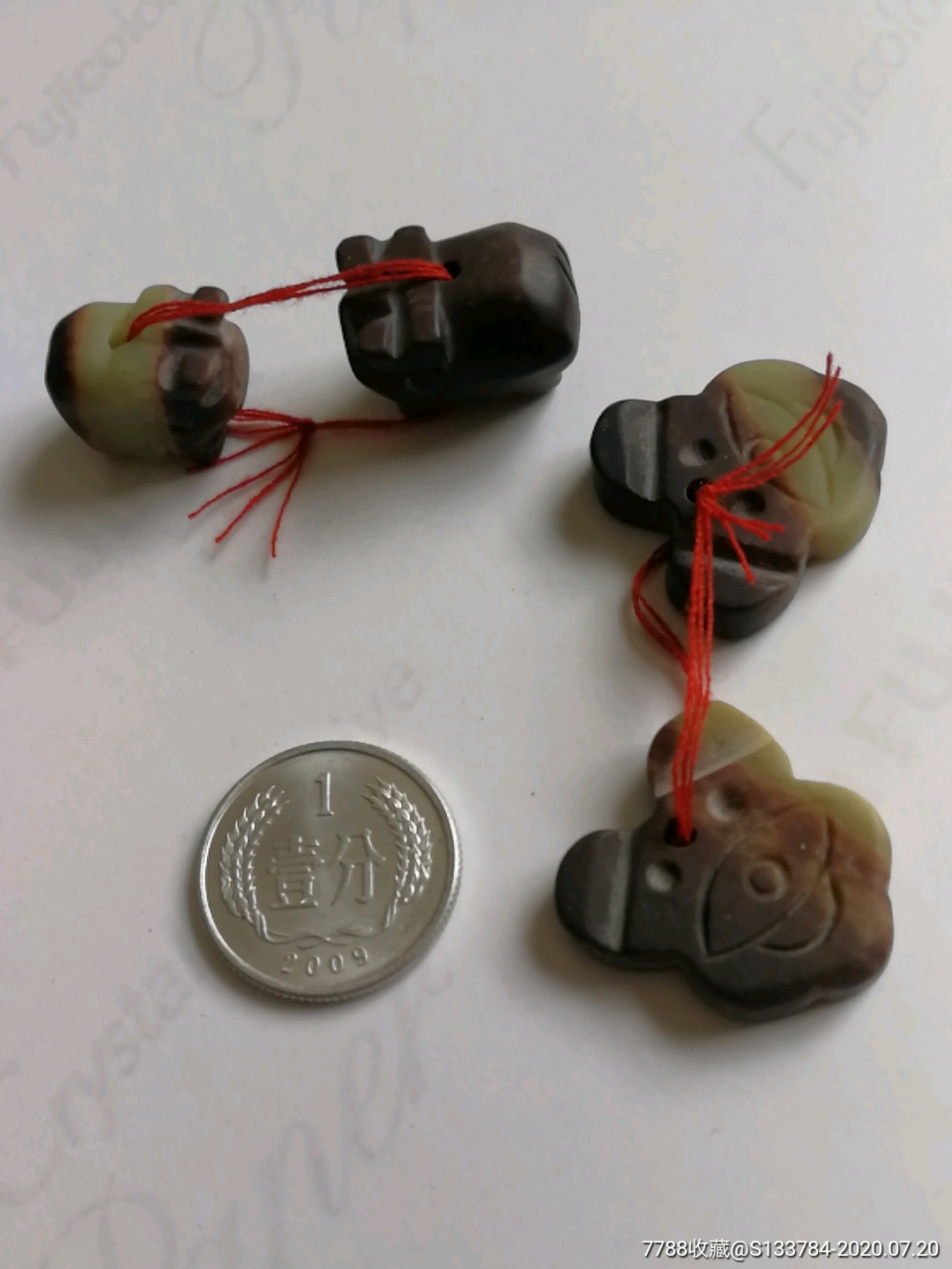 贺兰石情侣小挂件二对