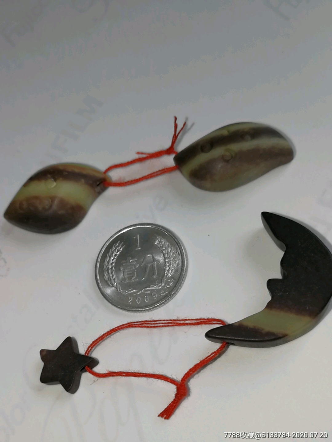 贺兰石情侣小挂件二对