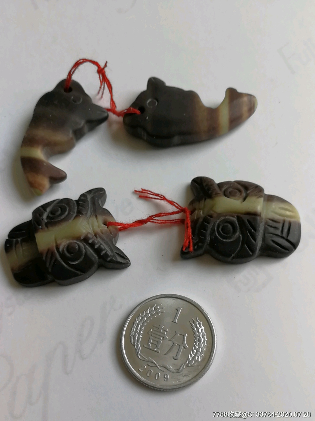 贺兰石情侣小挂件二对