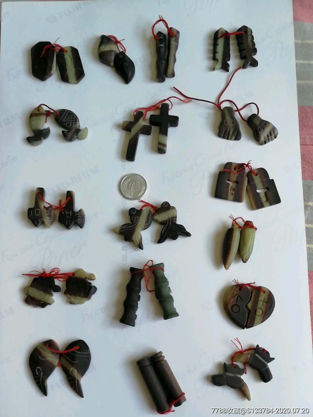 贺兰石情侣小挂件每对10元