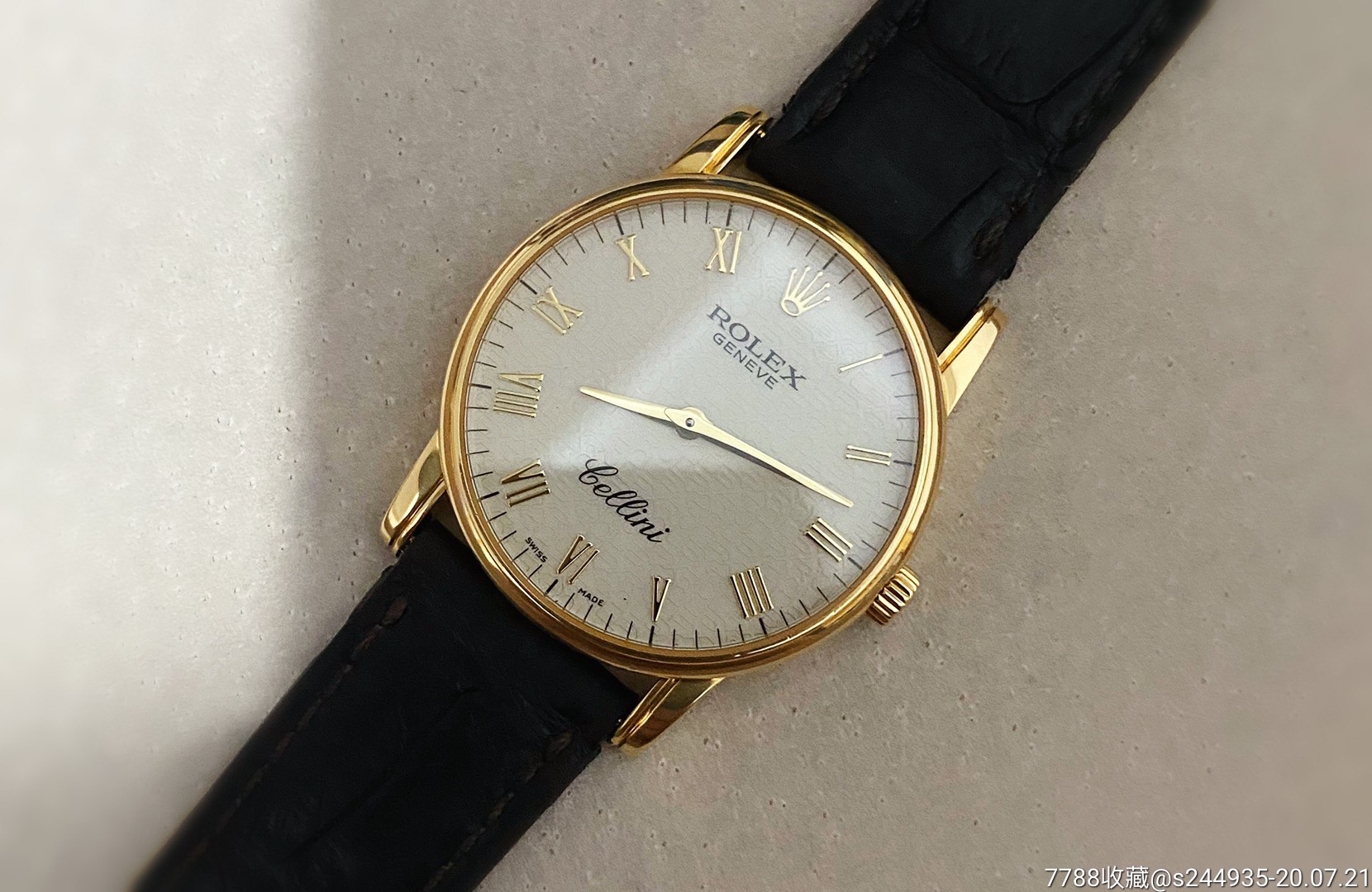 劳力士切利尼18k黄金表出售