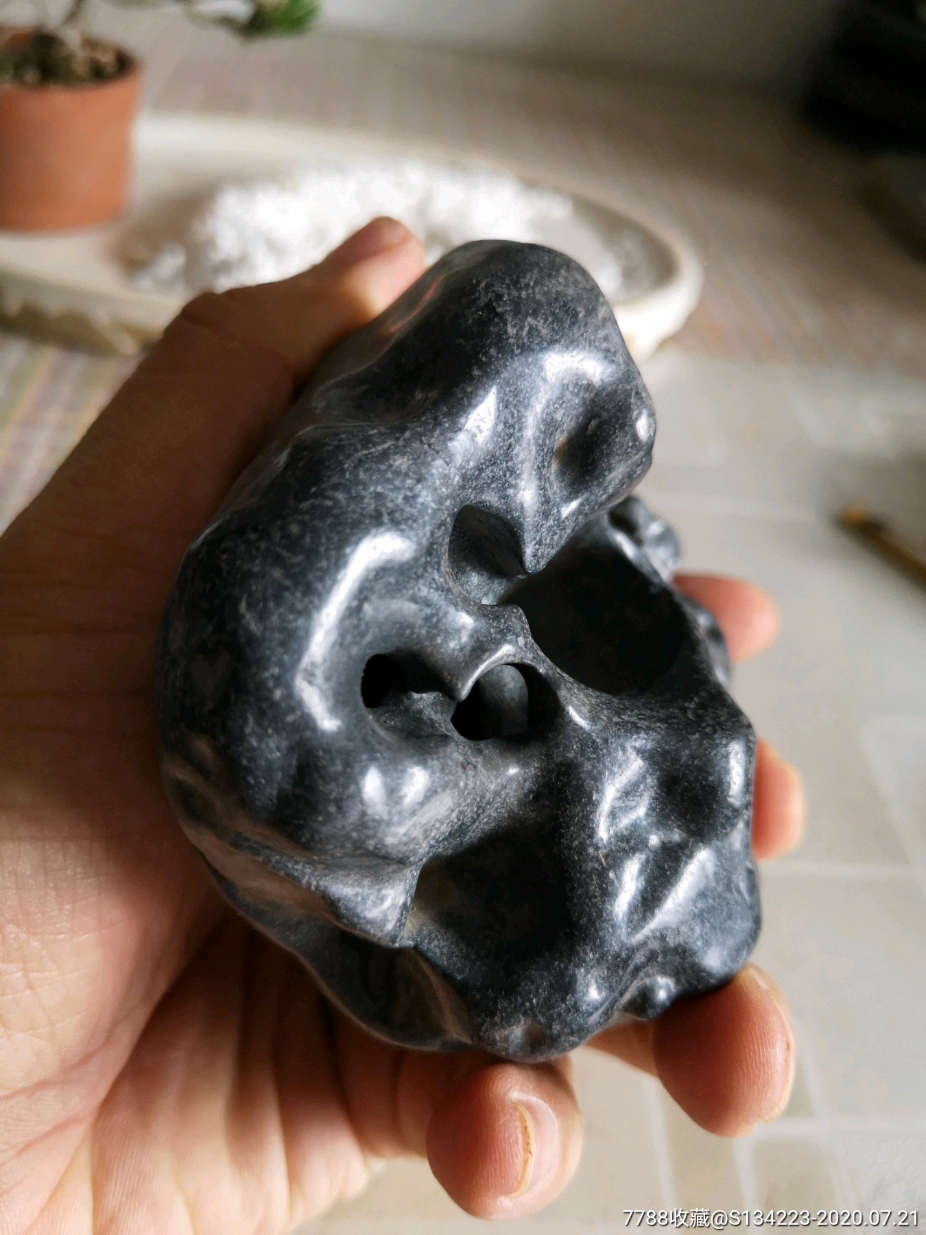 贵州清江墨金石《丑石》
