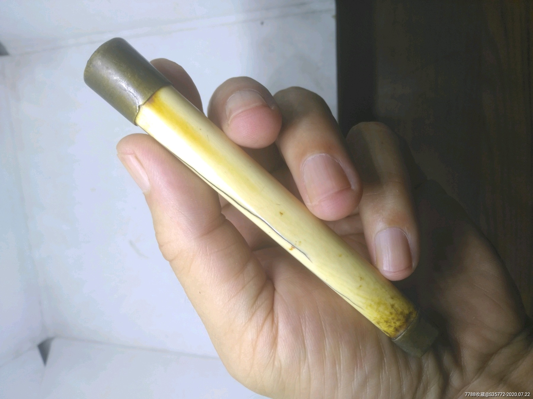 老烟嘴,啥材质呢,看纹理包浆