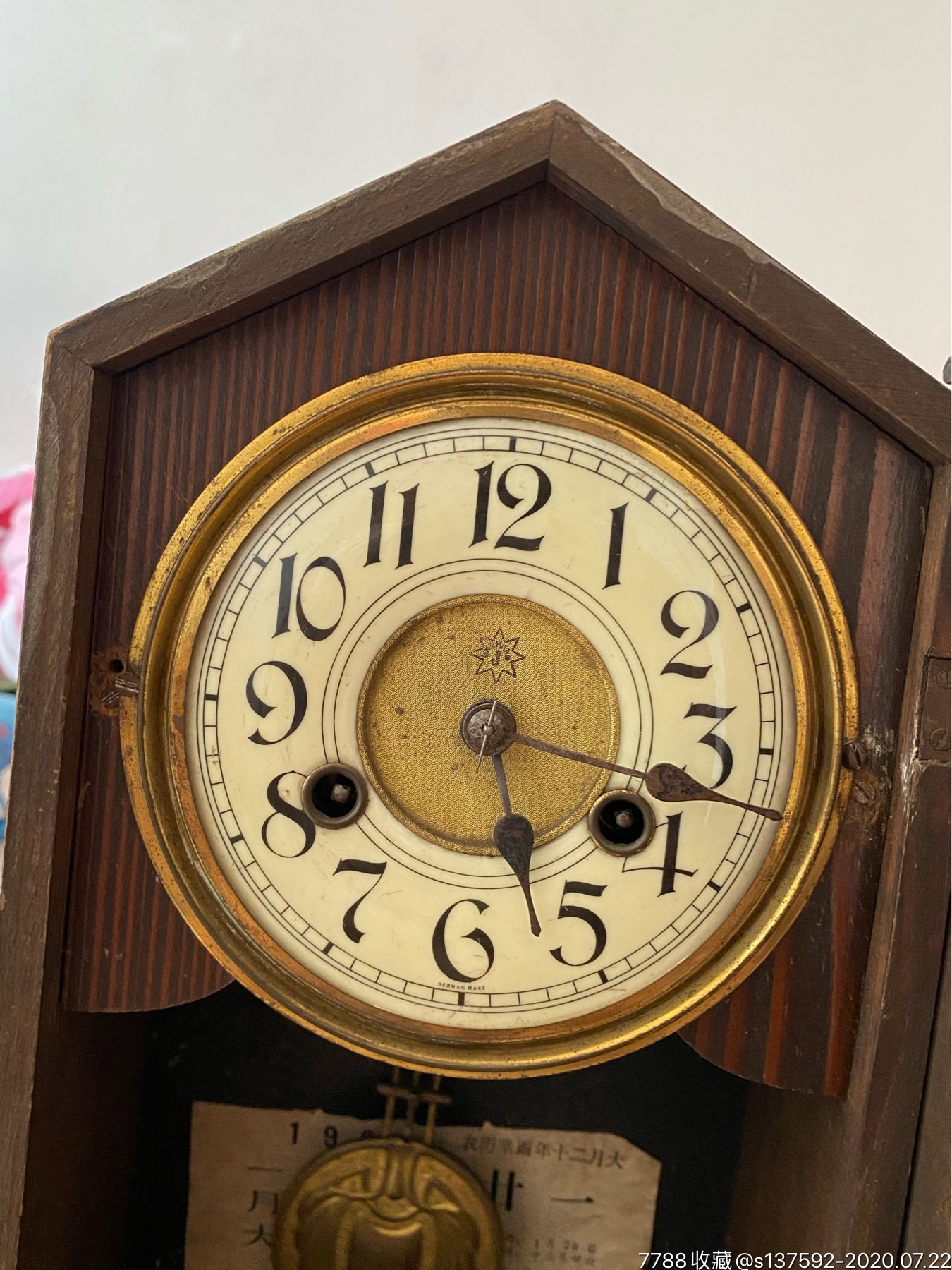 清末民初德国宝星座钟