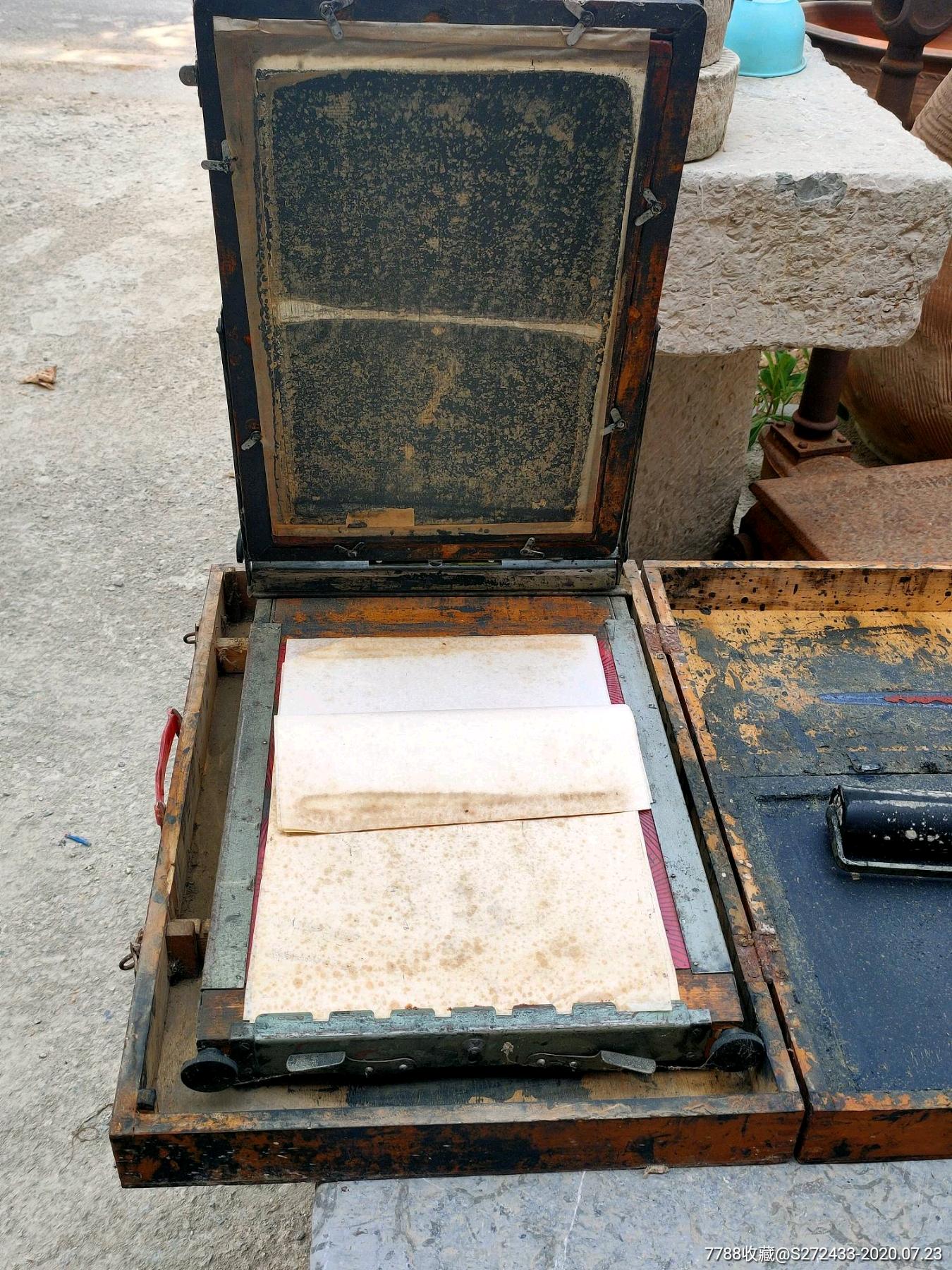 文化牌油印机七八十年代印刷设备学校印刷试卷用保存完好,正套齐全