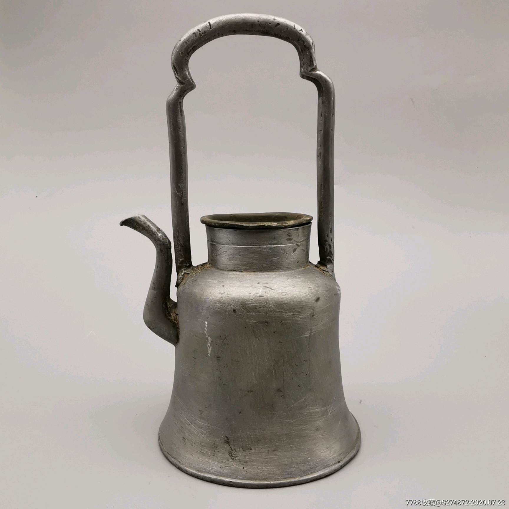 晚清民国的老锡壶锡酒壶锡茶壶提梁壶保真包老民俗杂项收藏老物件