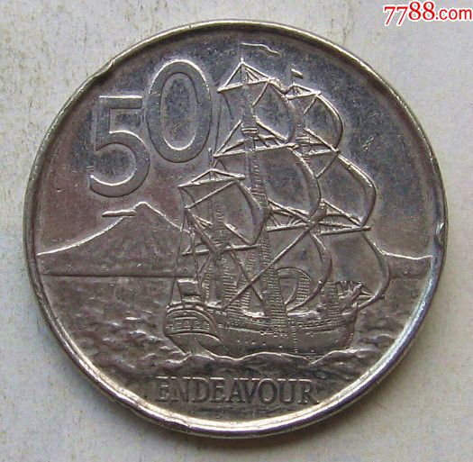 新西兰硬币50分