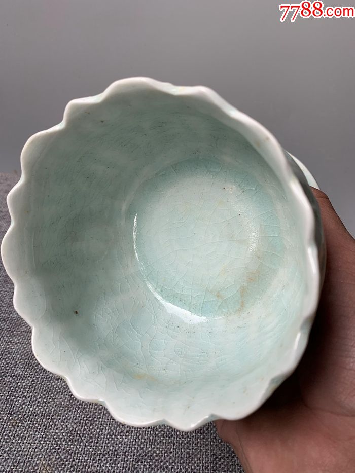 宋代湖田窑影青瓷宝莲灯