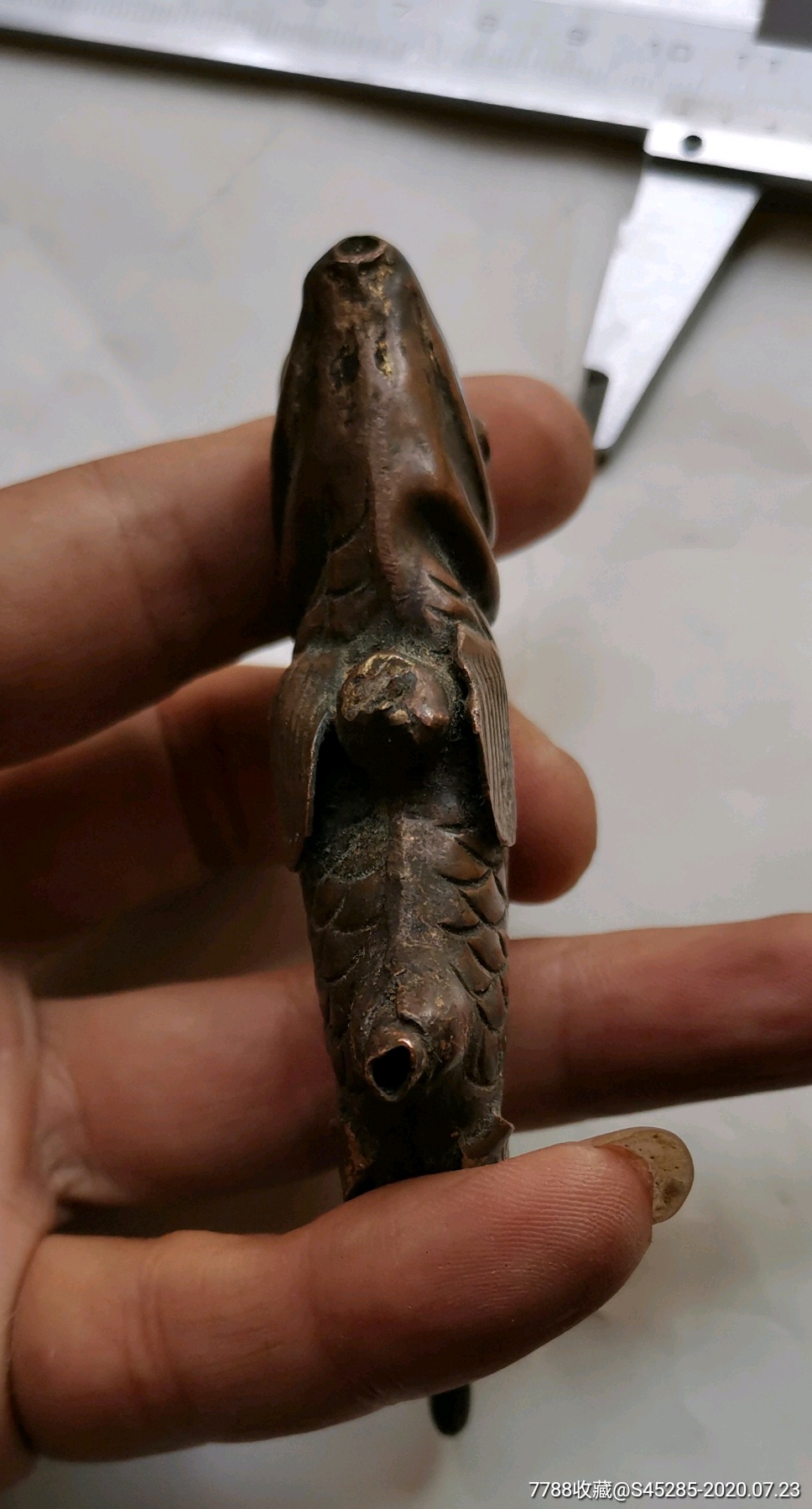 清代(铜鱼饰品)