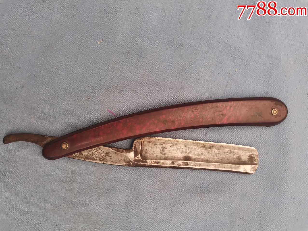 民国晚期刮脸刀长16公分