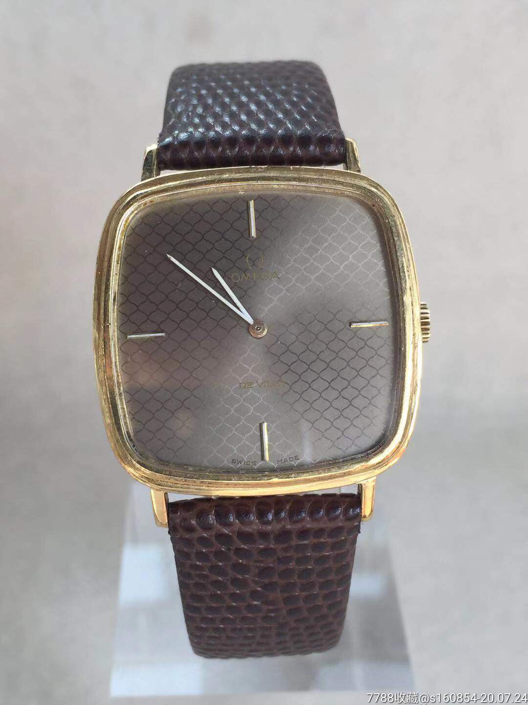 二手瑞士原装欧米茄手动620机芯机械方形男款手表男表