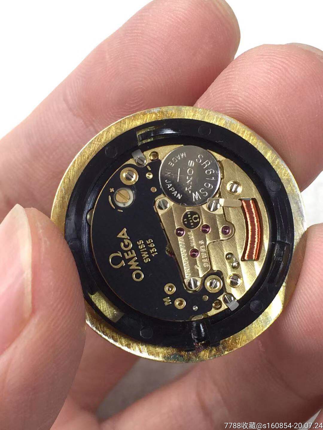 二手瑞士欧米茄石英1365机芯包金男款手表男表