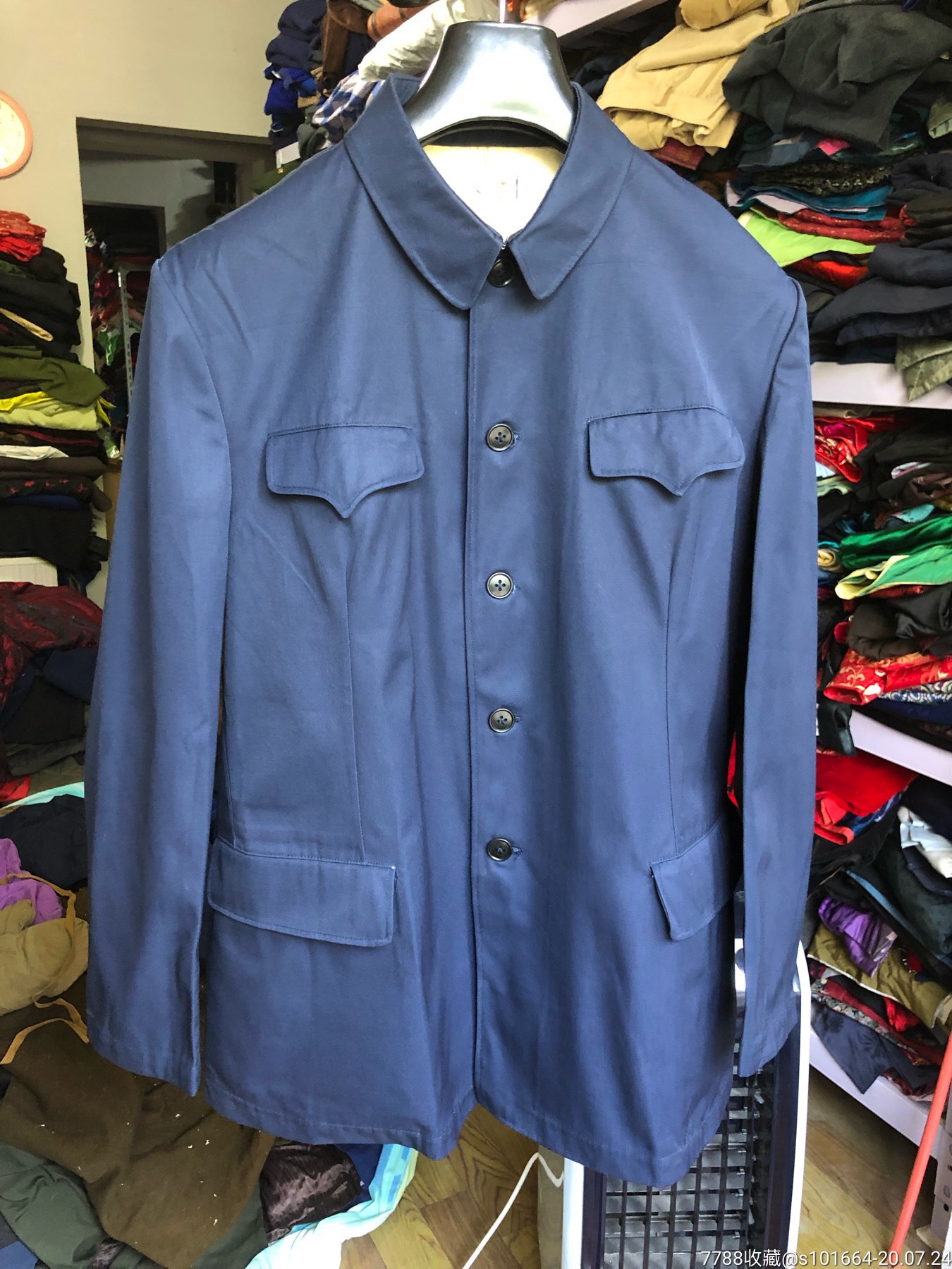 库存全新迪卡中山装人民服