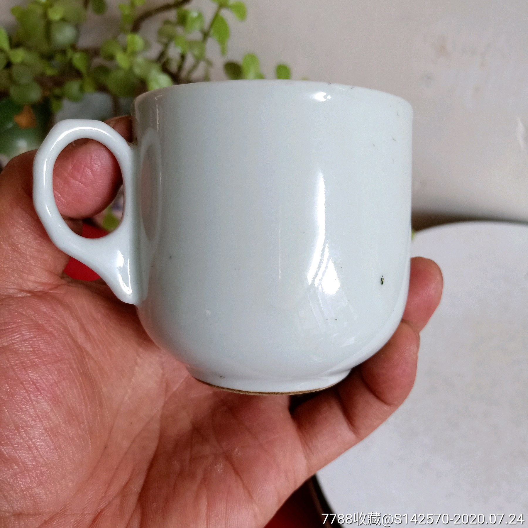 建国初期醴陵瓷花卉茶杯全品如图保老保真