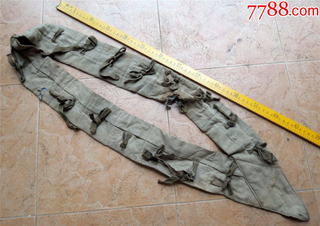 中国远征军沐浴战火的布质弹袋-历史悠久-褡裢/布包/布袋-7788收藏