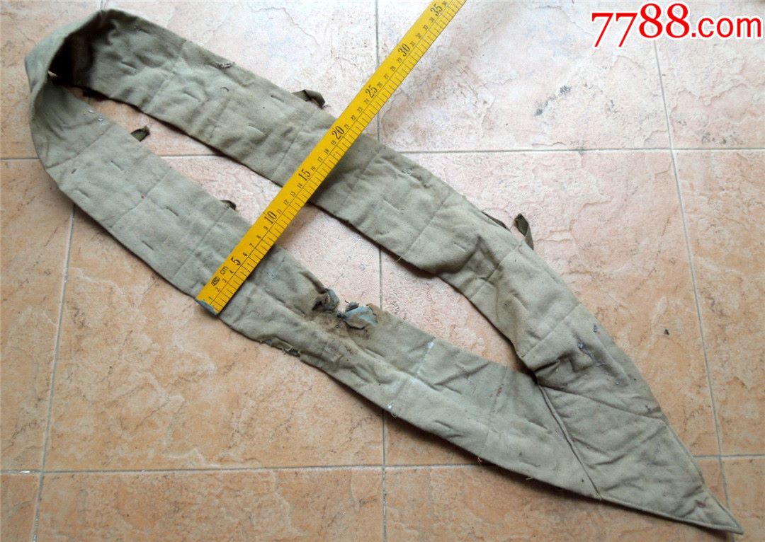 中国远征军沐浴战火的布质弹袋-历史悠久-褡裢/布包/布袋-7788收藏