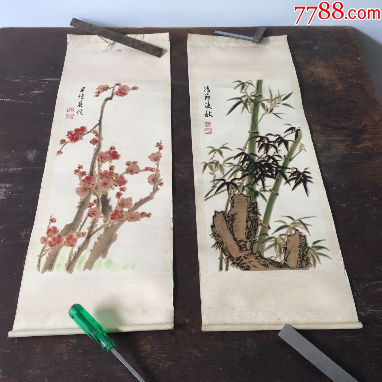 中国杭州绒画一副