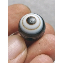 辽金时期辽代老玛瑙天然眼睛药师珠(se74485494)_7788收藏