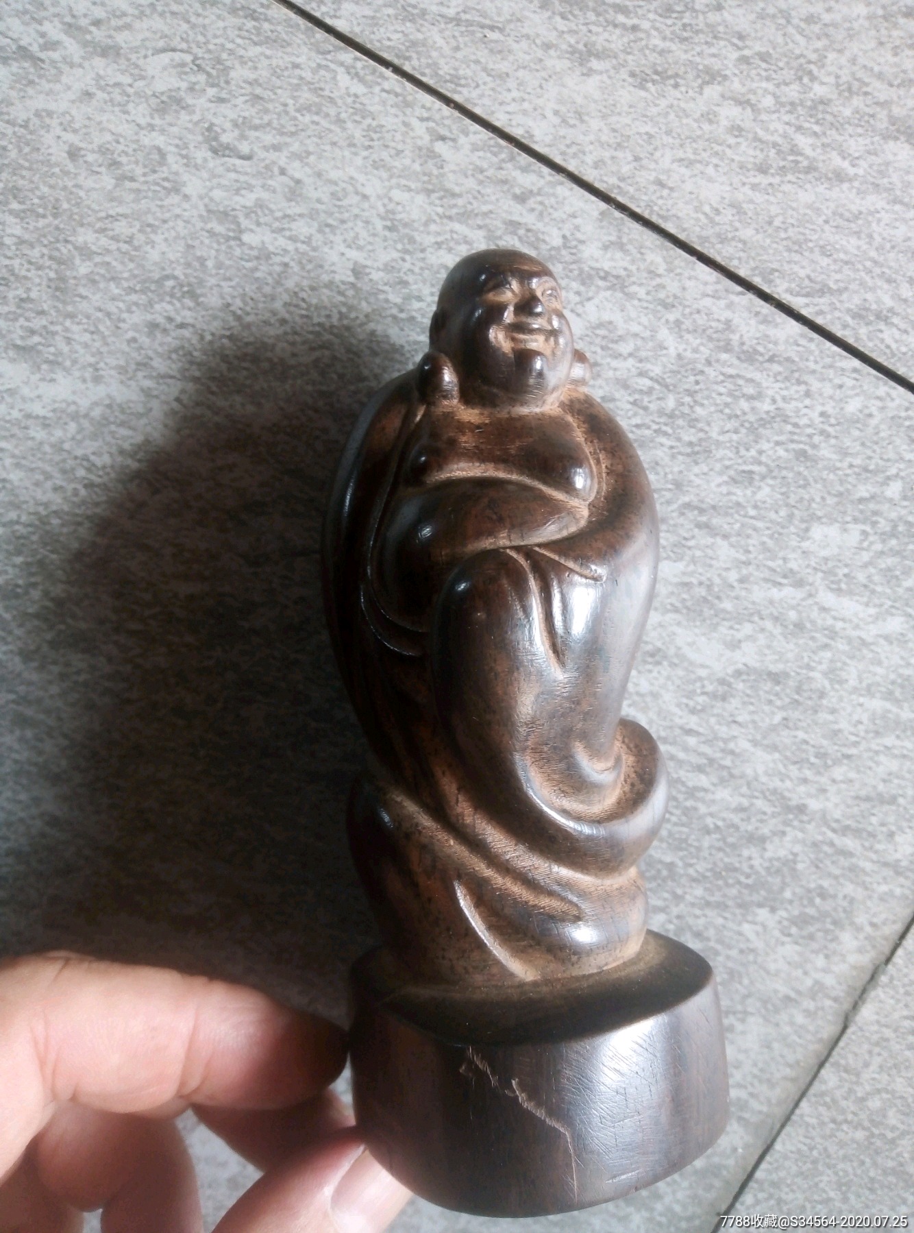 民国红木佛像摆件.-其他根雕/木雕-7788收藏