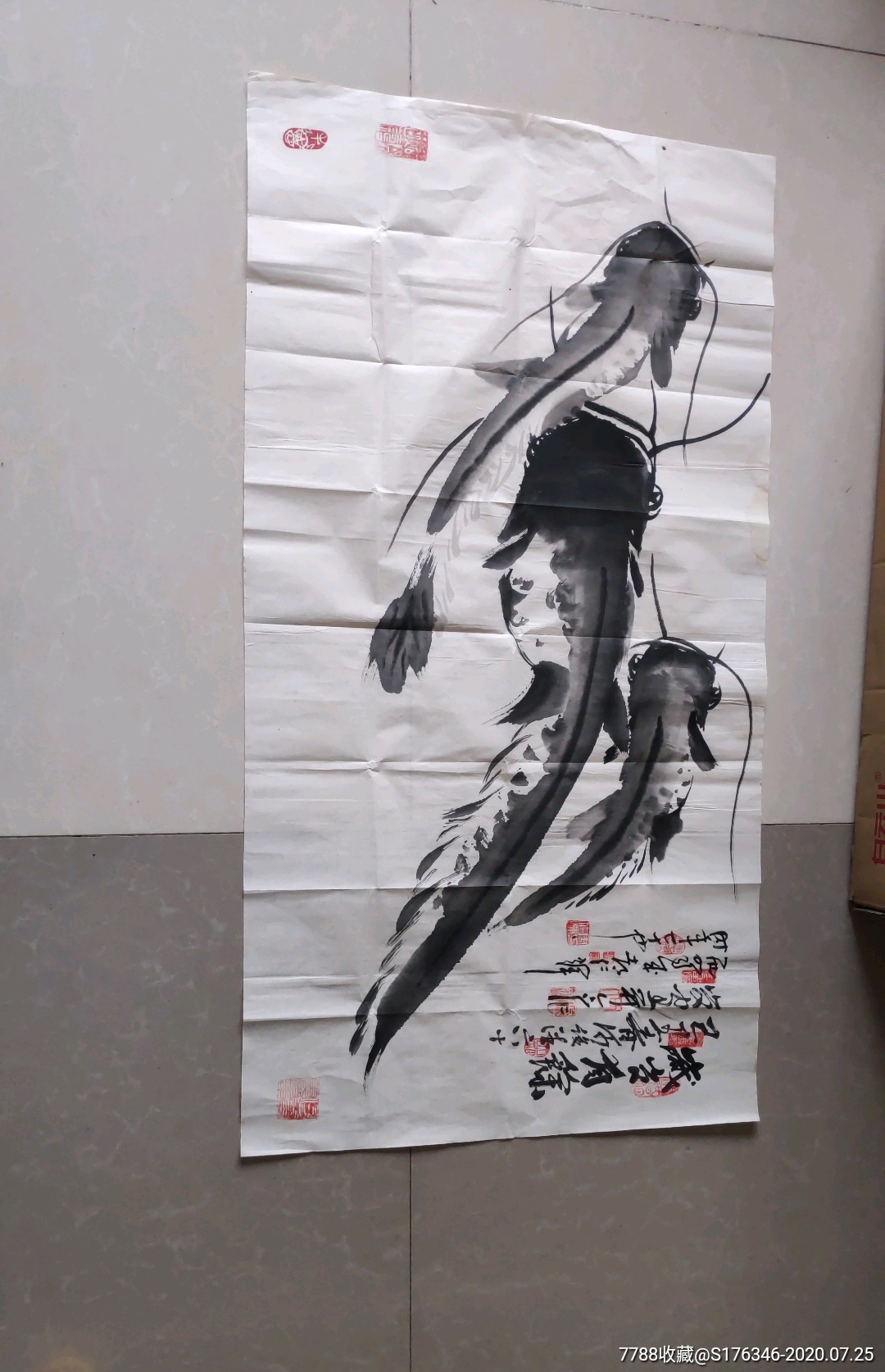 著名四川画家,何俊德,周仁辉合作国画,长99宽53