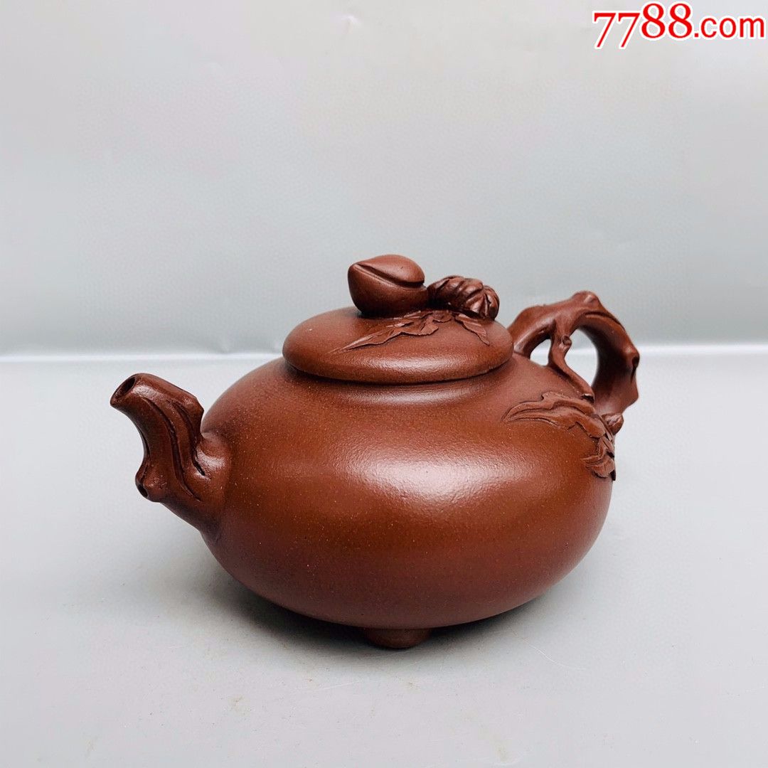 汪寅仙制蟠桃壶,紫砂壶_第2张_7788紫砂壶