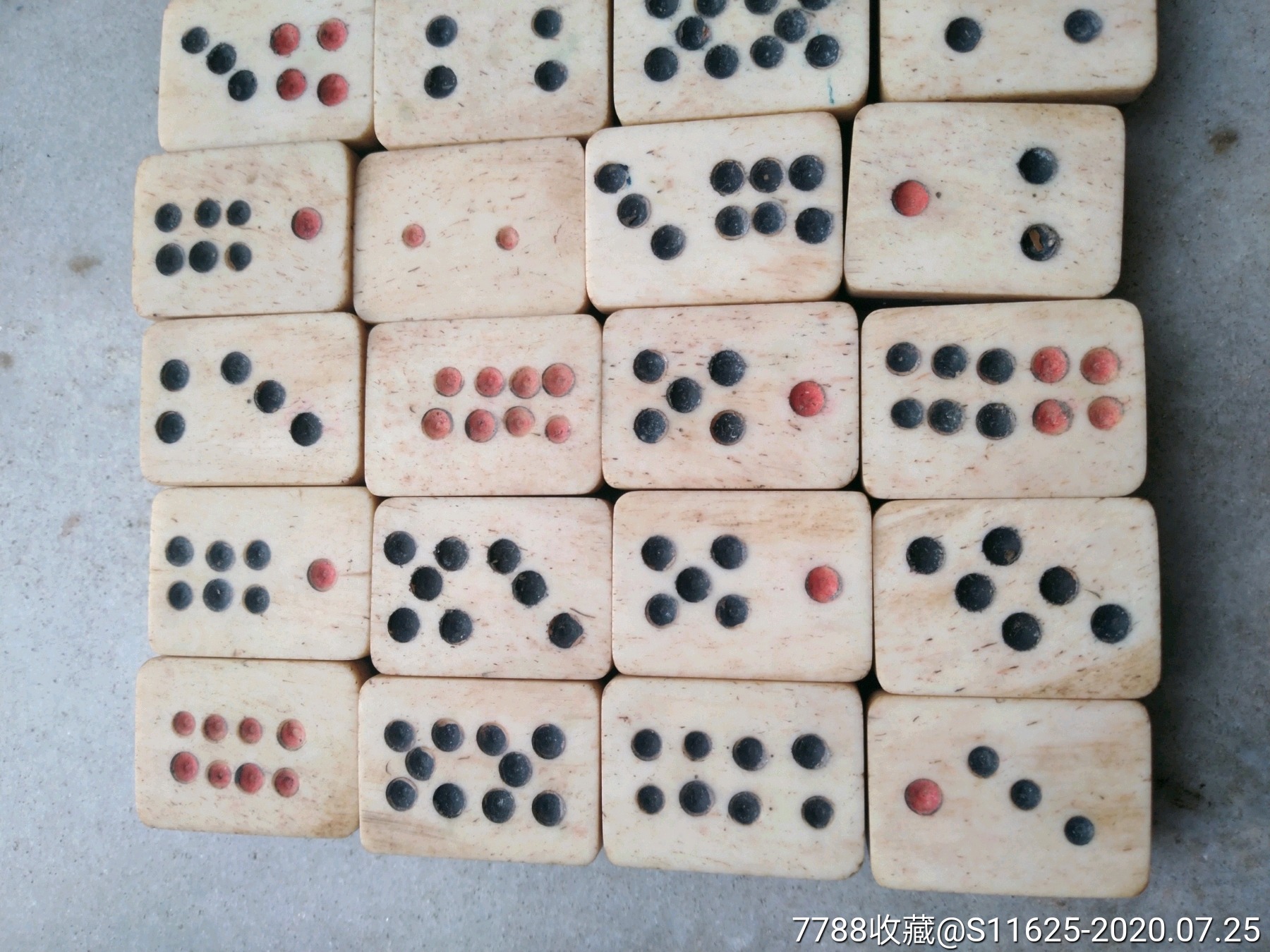 老竹骨牌九一付