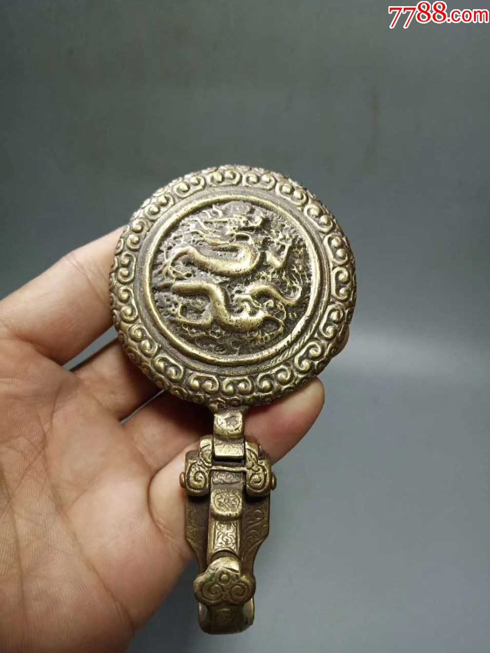 黄铜龙纹皮带扣