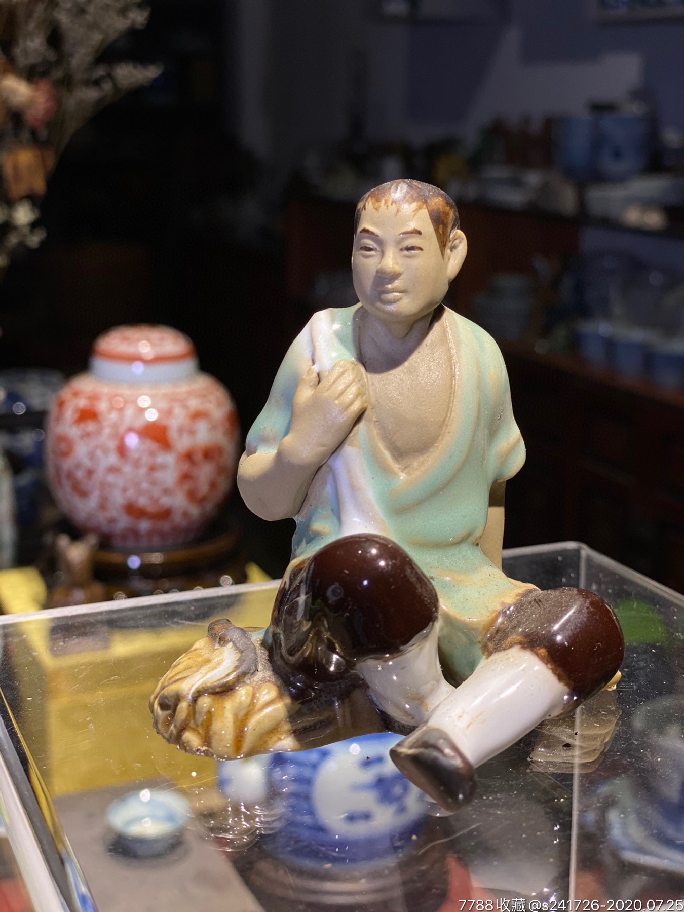 h1321china款七十年代旧石湾公仔