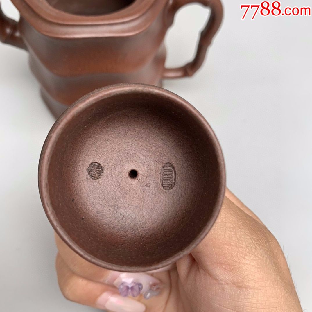 顾景舟制竹节壶