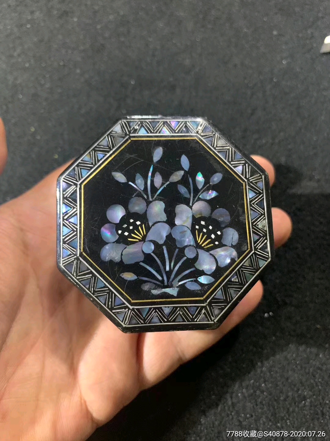 创汇期五彩螺钿首饰盒