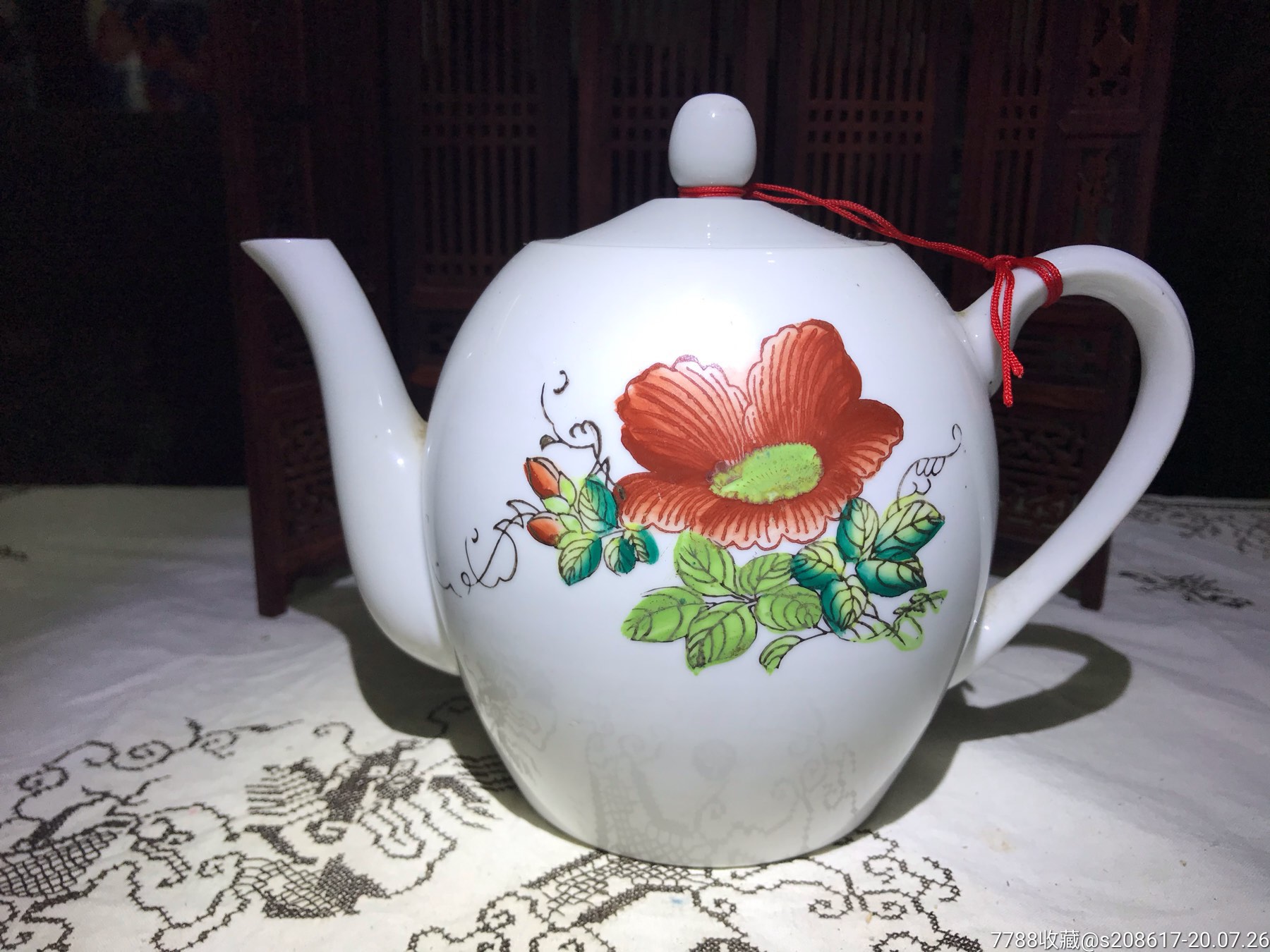 醴陵茶壶70年代醴陵瓷壶