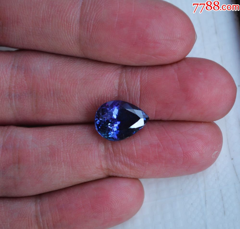 54克拉天然坦桑石戒面