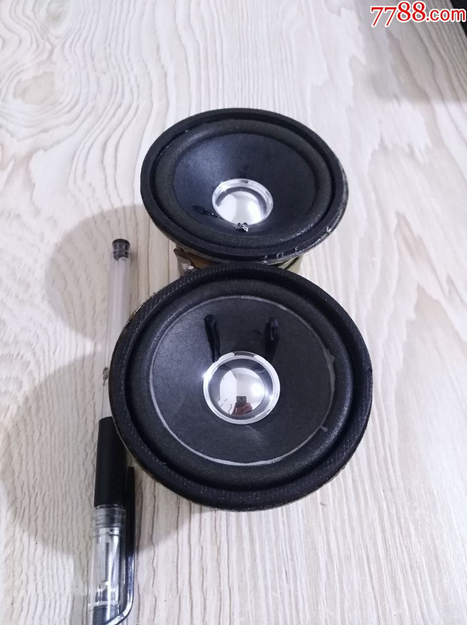233华威亮闪闪小重炮永磁喇叭1对8Ω10w高52外径77