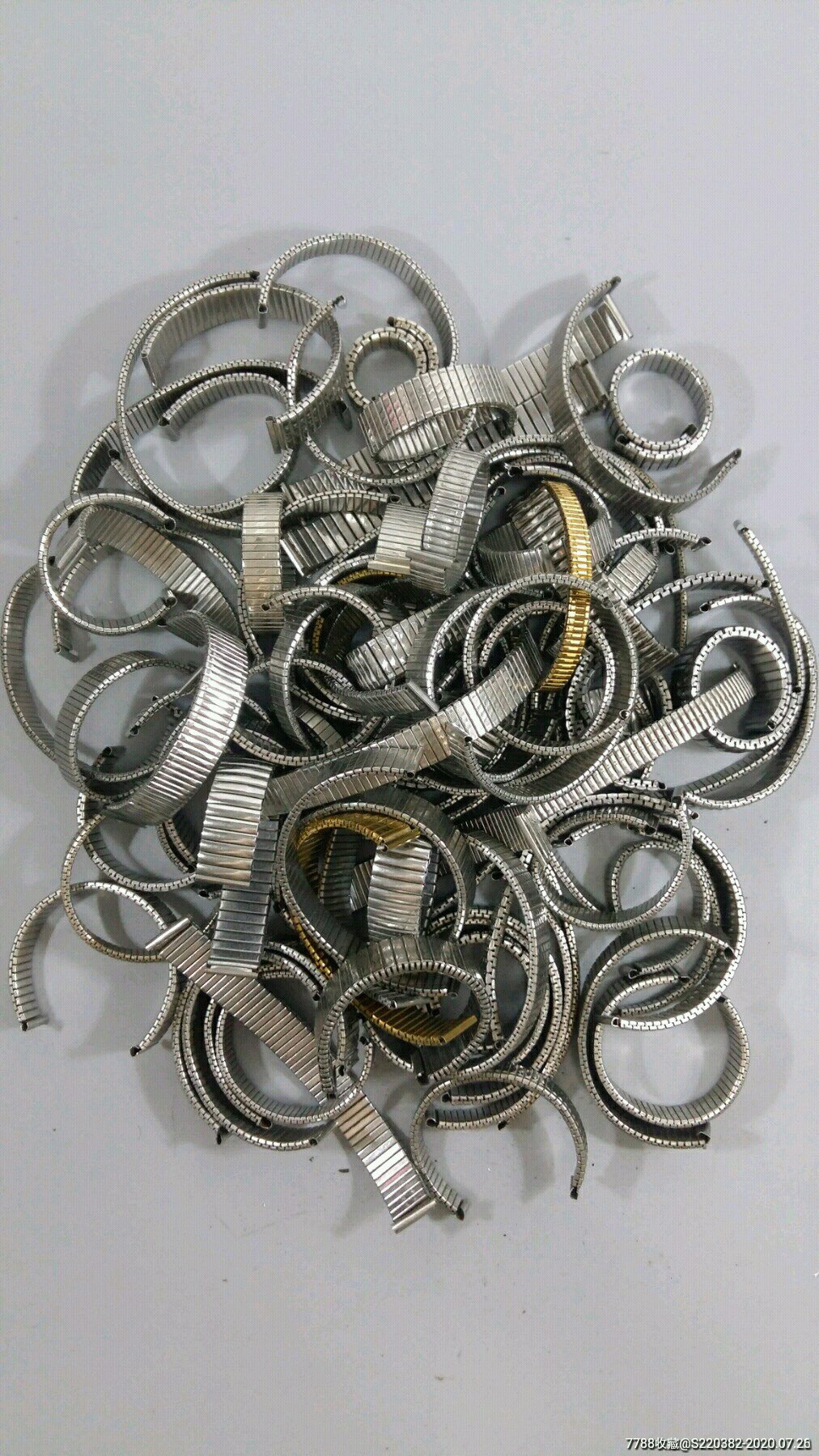 老弹簧手表链90个