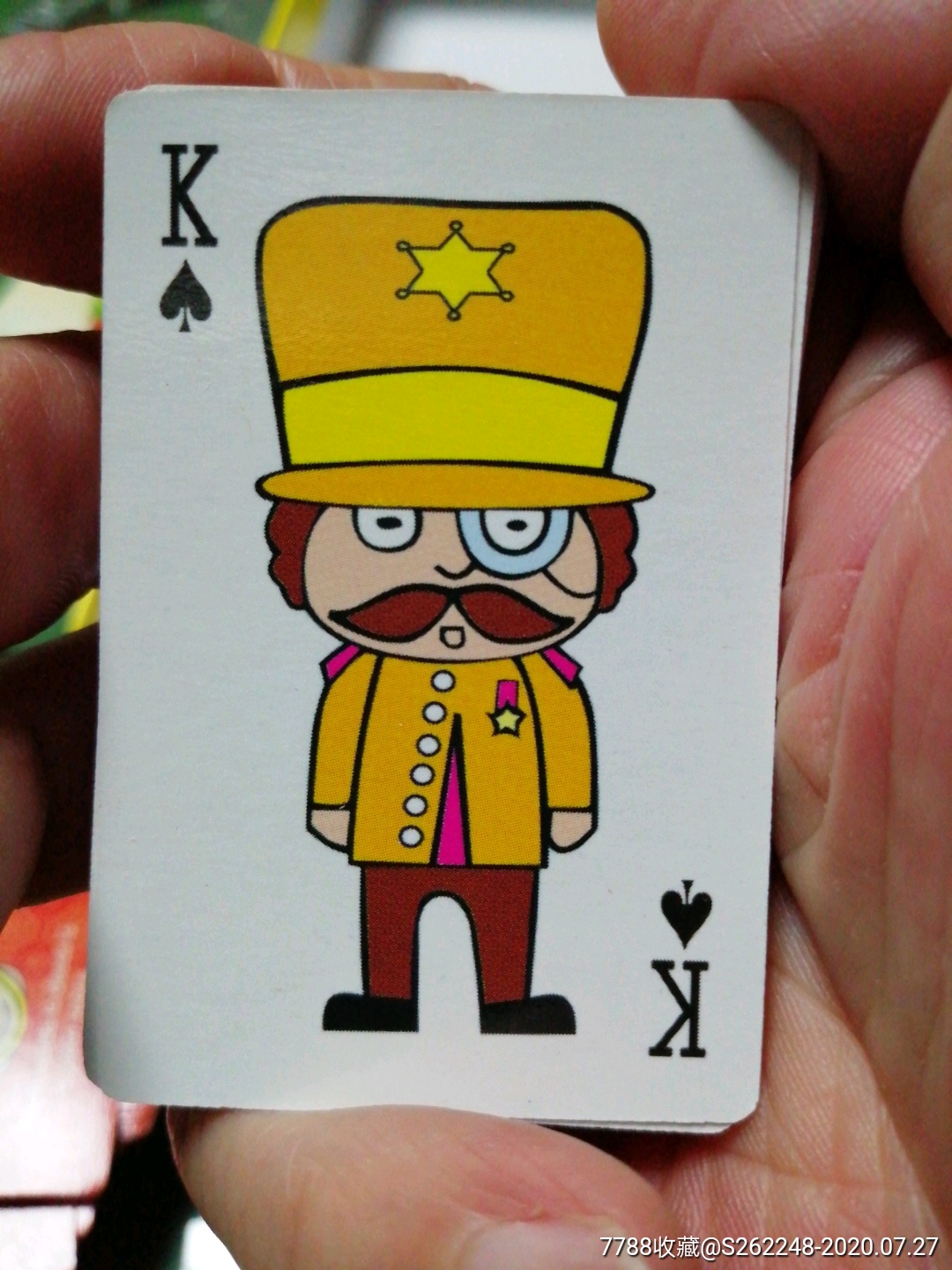 卡通人物迷你扑克牌一组四副