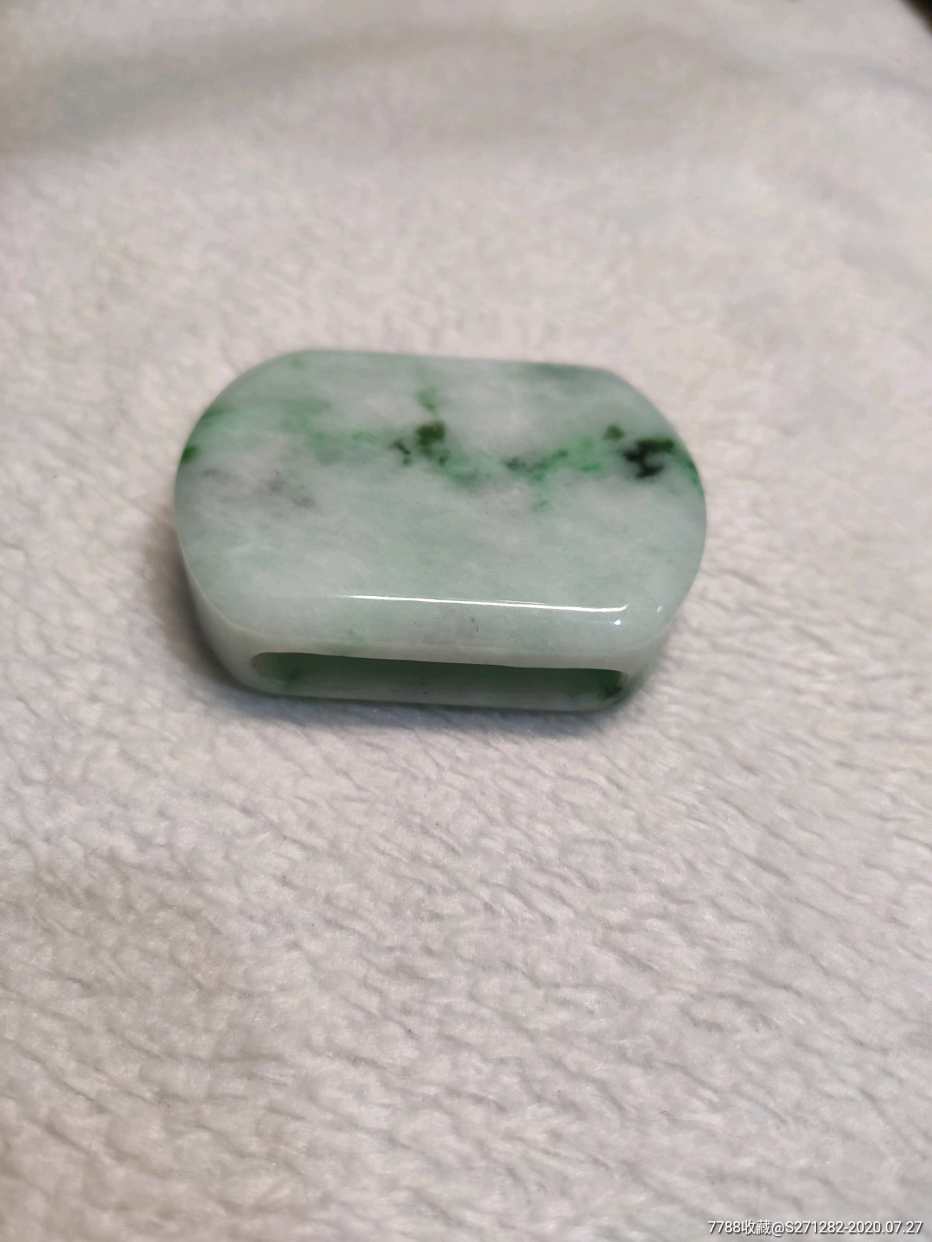 冰糯翡翠皮带扣a货