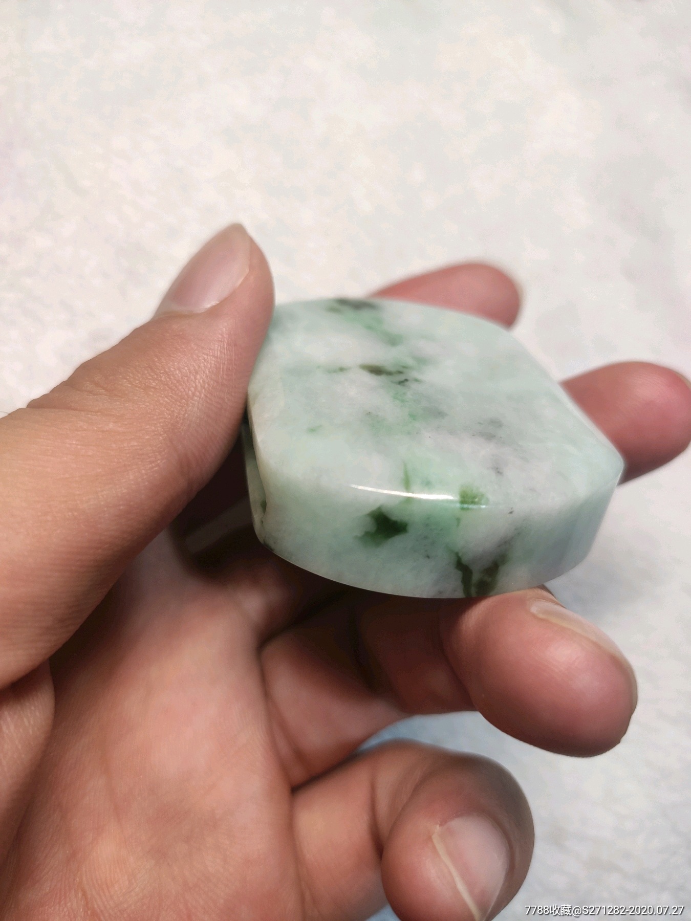 冰糯翡翠皮带扣a货