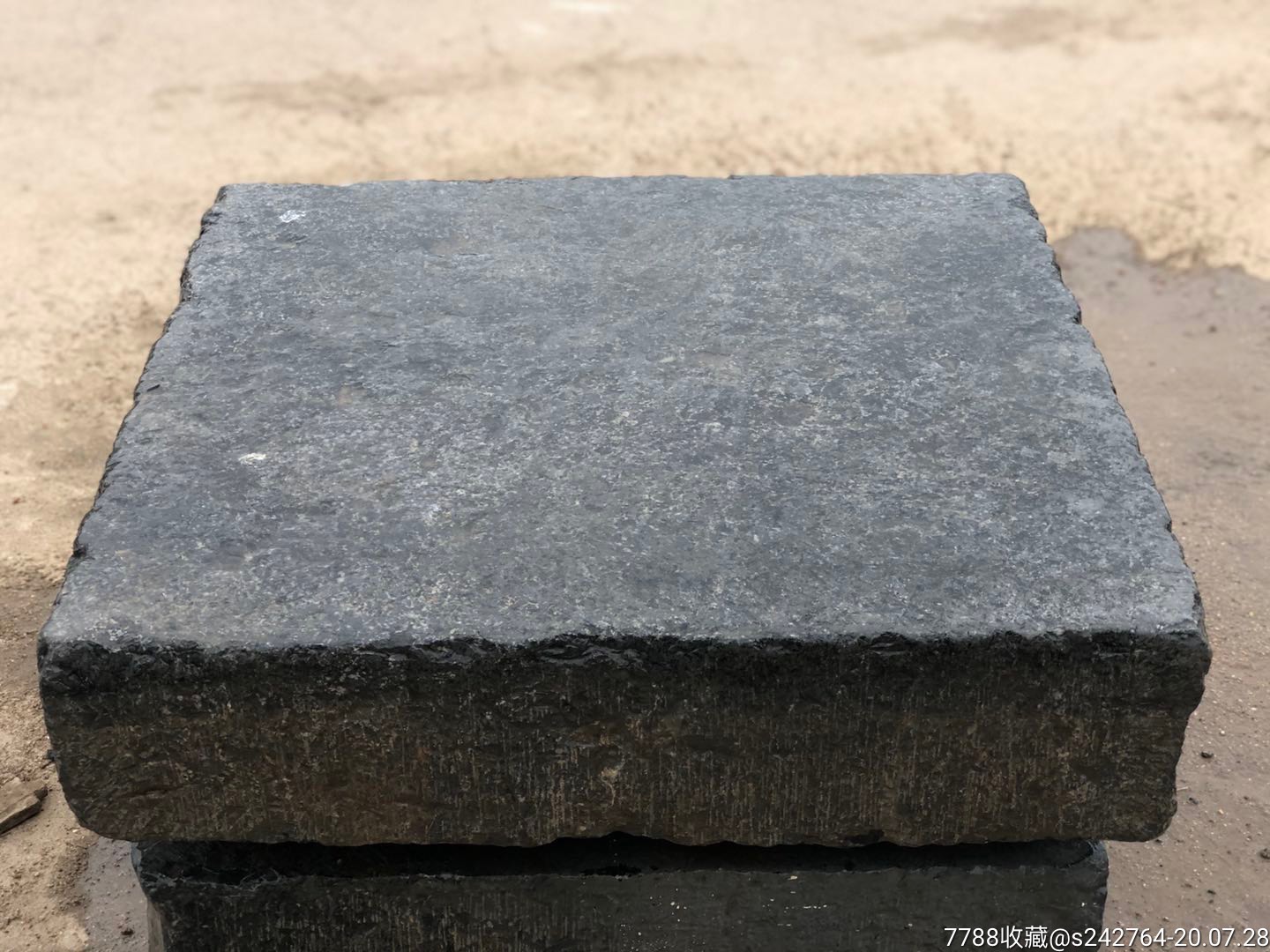 黑青石,四平石桌面,包老全品,庭院摆设佳品.1560元不议价不包邮
