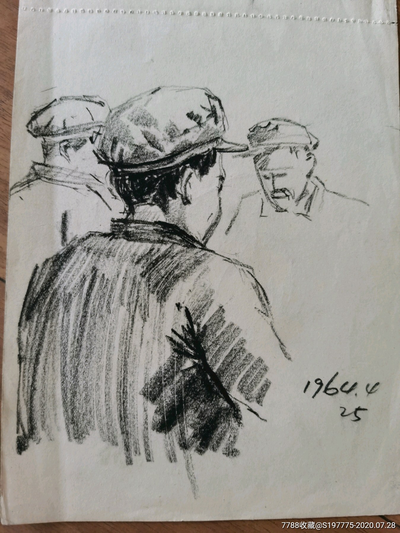 六十年代素描作品