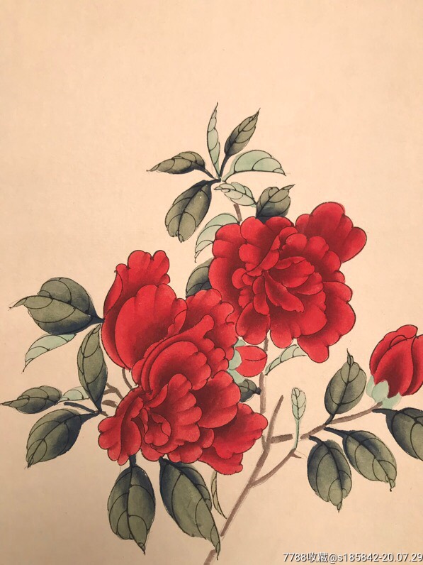 何晓峰立轴72*48_花鸟国画原作_老孟书画【7788收藏__收藏热线】