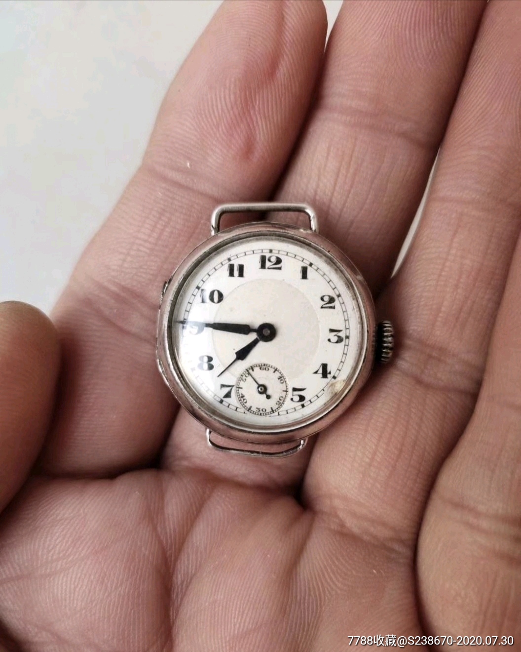 清末民国瑞士制造纯银壳女士手表一块