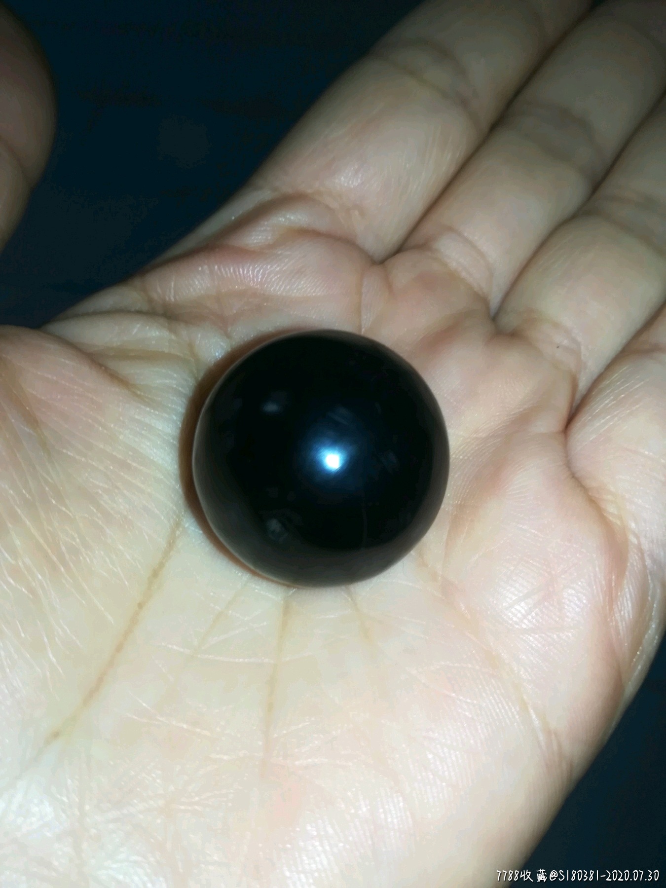 可可西里文玩手串顶珠背云配饰配珠正圆光珠配串神器