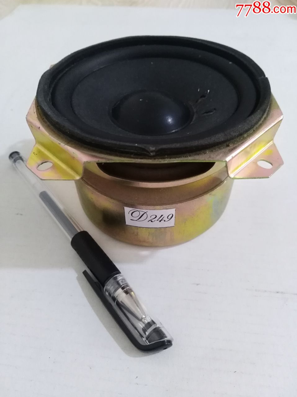 d249dtc重炮永磁喇叭1只高7对孔距12对边距10.