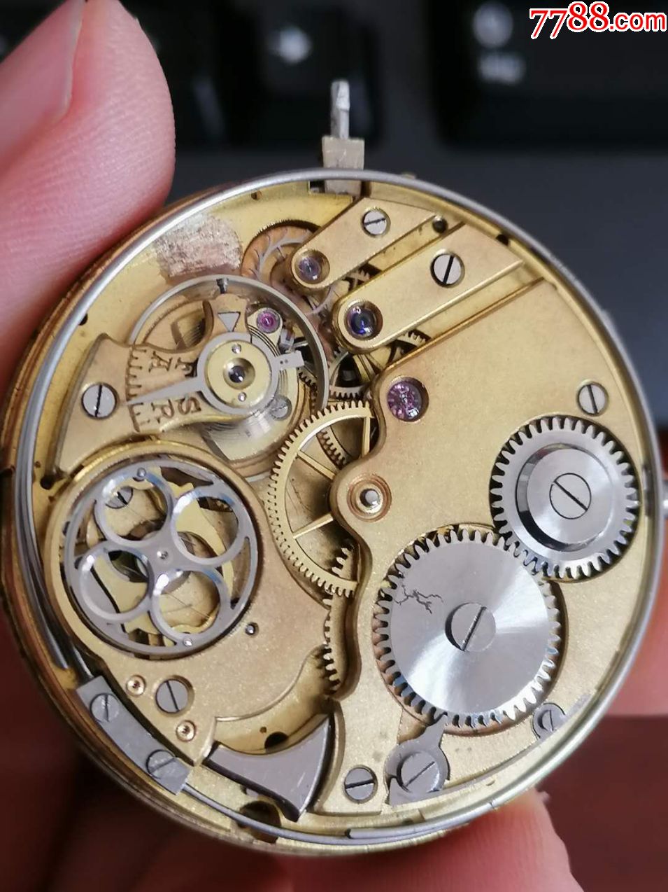 瑞士universal(宇宙)古董三问怀表机芯!天籁之音!