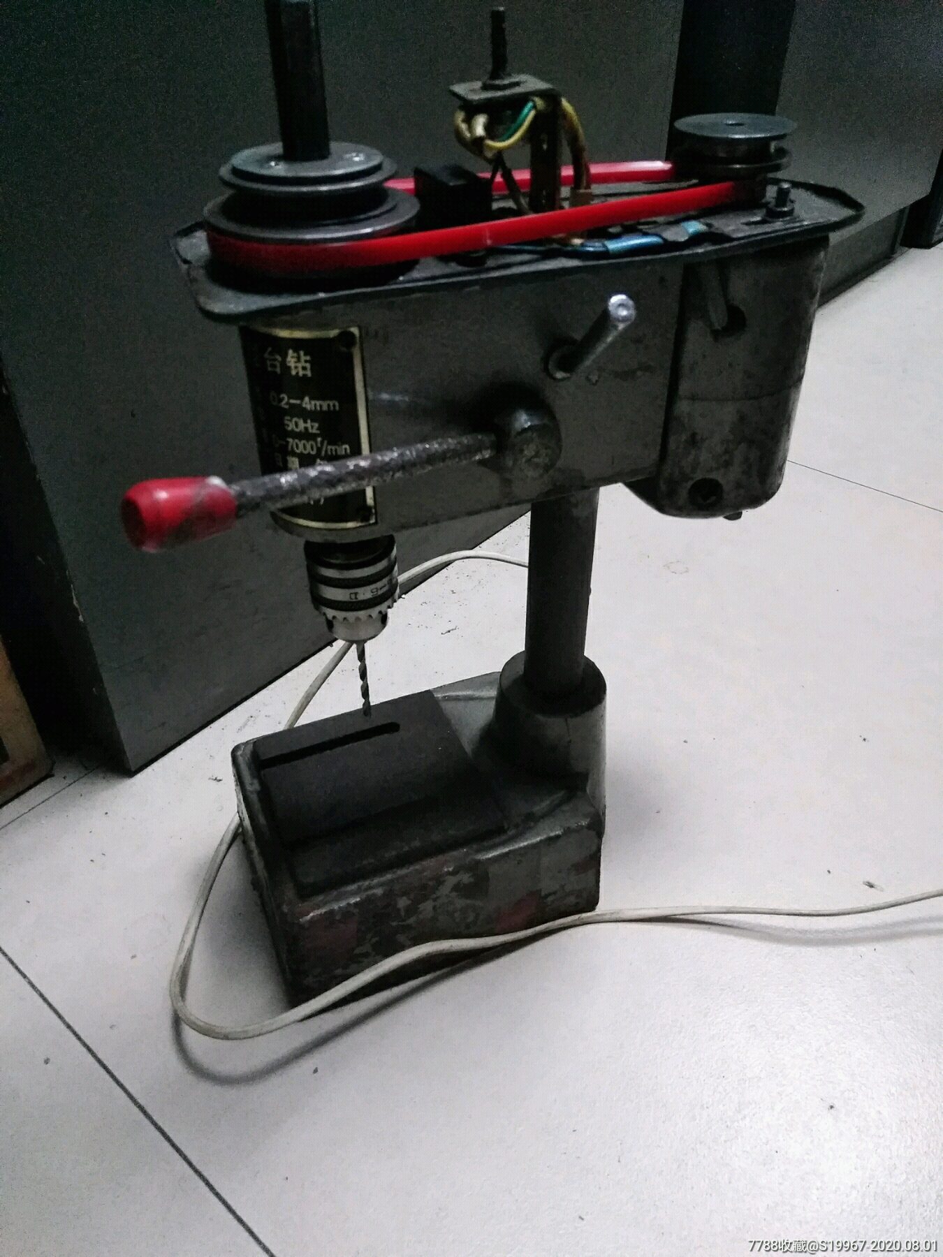 老钟表车床小台钻微型钻床