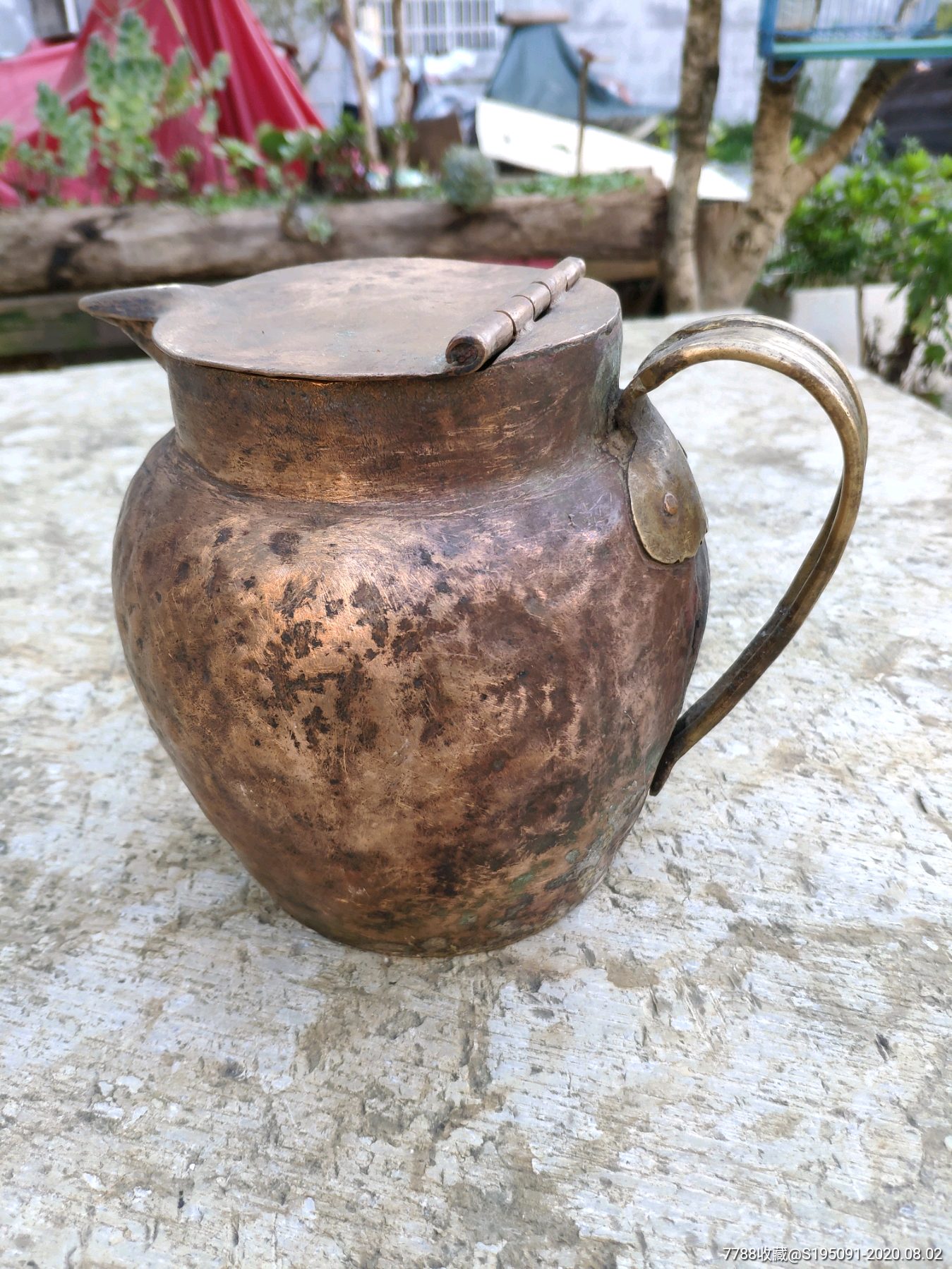 特价民国红铜老铜罐古董铜罐_价格125.