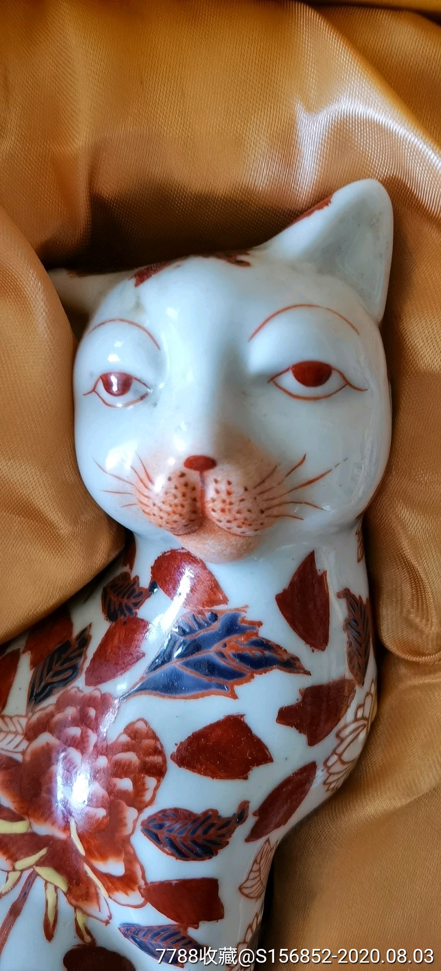 民国招财猫_彩绘瓷/彩瓷_第4张_7788瓷器